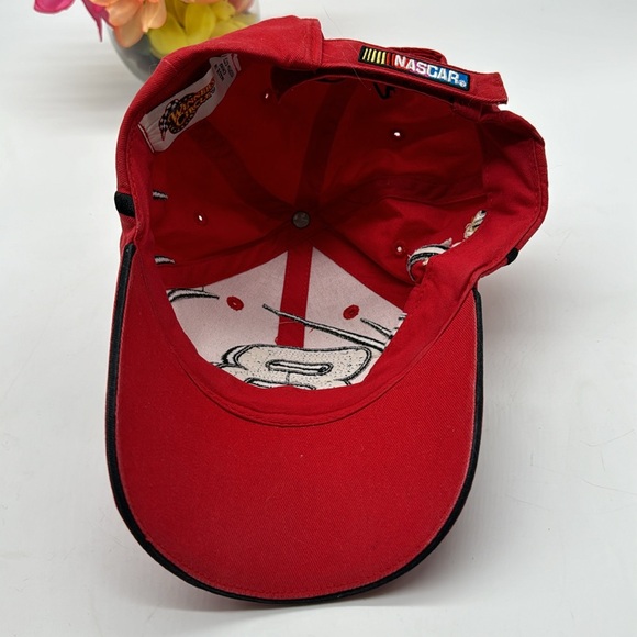 Dale Ehrnhart #8 Red Black Baseball Hat Adjustable NASCAR HT6860 - Picture 4 of 4